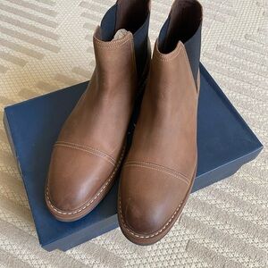 Men's Cole Hann Brown Leather Chelsea Boots